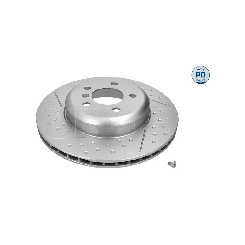 Jeu de 2 disques de frein arrière MEYLE 315 523 0061/PD