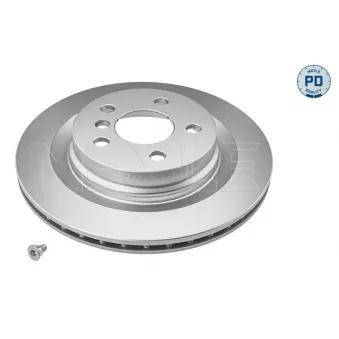 Jeu de 2 disques de frein arrière MEYLE 315 523 0064/PD