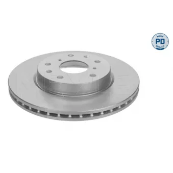 Jeu de 2 disques de frein avant MEYLE 33-15 521 0016/PD