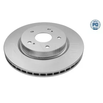 Jeu de 2 disques de frein avant MEYLE 33-15 521 0017/PD
