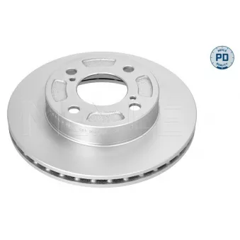 Jeu de 2 disques de frein avant MEYLE 33-15 521 0024/PD