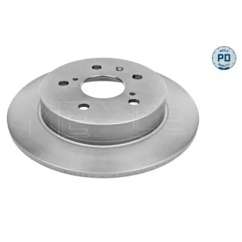 Jeu de 2 disques de frein arrière MEYLE 33-15 523 0000/PD