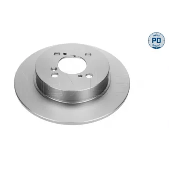 Jeu de 2 disques de frein arrière MEYLE 33-15 523 0003/PD