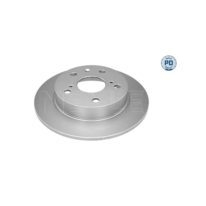 Jeu de 2 disques de frein arrière MEYLE 33-15 523 0006/PD