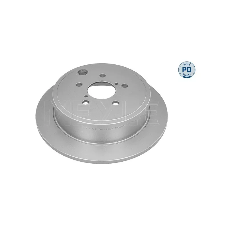 Jeu de 2 disques de frein arrière MEYLE 34-15 523 0006/PD