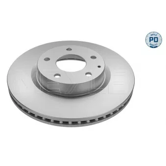 Jeu de 2 disques de frein avant MEYLE 35-15 521 0043/PD