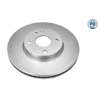 Jeu de 2 disques de frein avant MEYLE 35-15 521 0045/PD