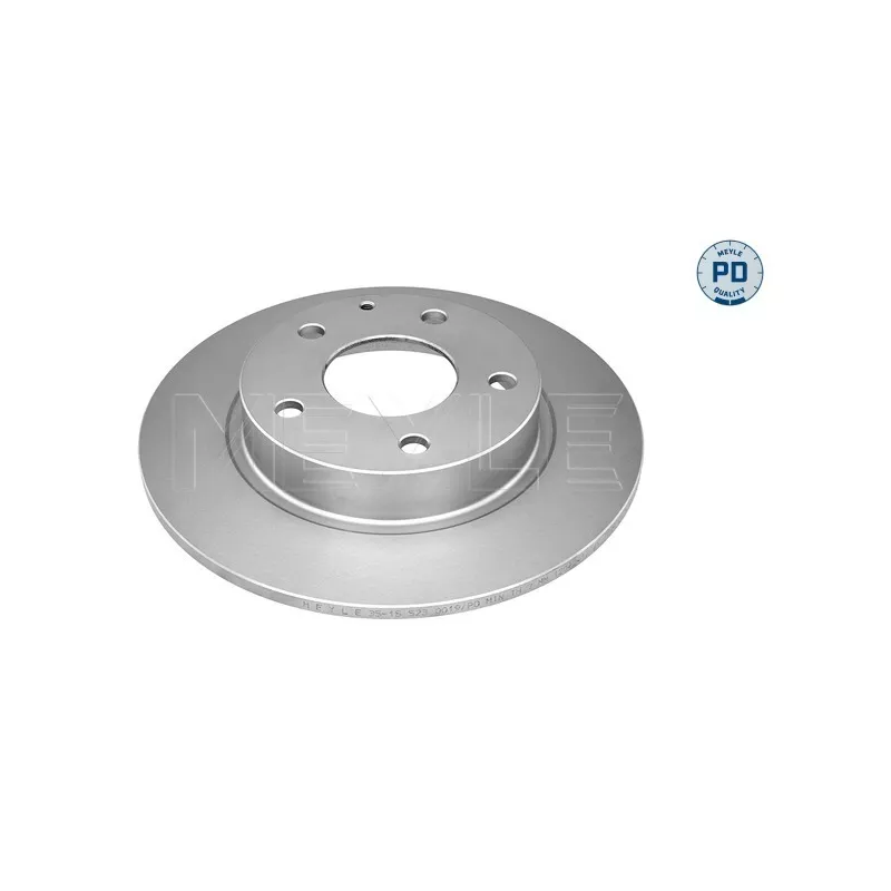 Jeu de 2 disques de frein arrière MEYLE 35-15 523 0019/PD