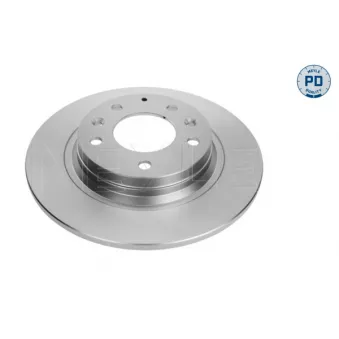 Jeu de 2 disques de frein arrière MEYLE 35-15 523 0020/PD