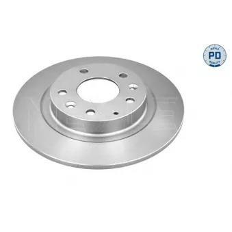 Jeu de 2 disques de frein arrière MEYLE 35-15 523 0032/PD