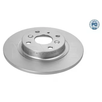 Jeu de 2 disques de frein arrière MEYLE 35-15 523 0033/PD
