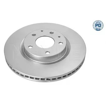 Jeu de 2 disques de frein avant MEYLE 35-83 521 0048/PD