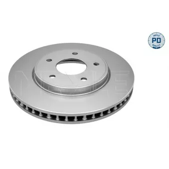 Jeu de 2 disques de frein avant MEYLE 36-15 521 0060/PD