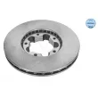 Jeu de 2 disques de frein avant MEYLE 36-15 521 0066 - Visuel 2