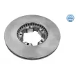 Jeu de 2 disques de frein avant MEYLE 36-15 521 0067 - Visuel 2