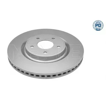 Jeu de 2 disques de frein avant MEYLE 36-15 521 0075/PD