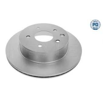 Jeu de 2 disques de frein arrière MEYLE 36-15 523 0050/PD