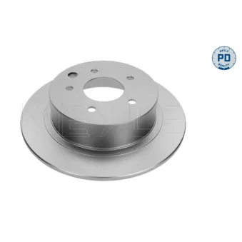 Jeu de 2 disques de frein arrière MEYLE 36-15 523 0052/PD