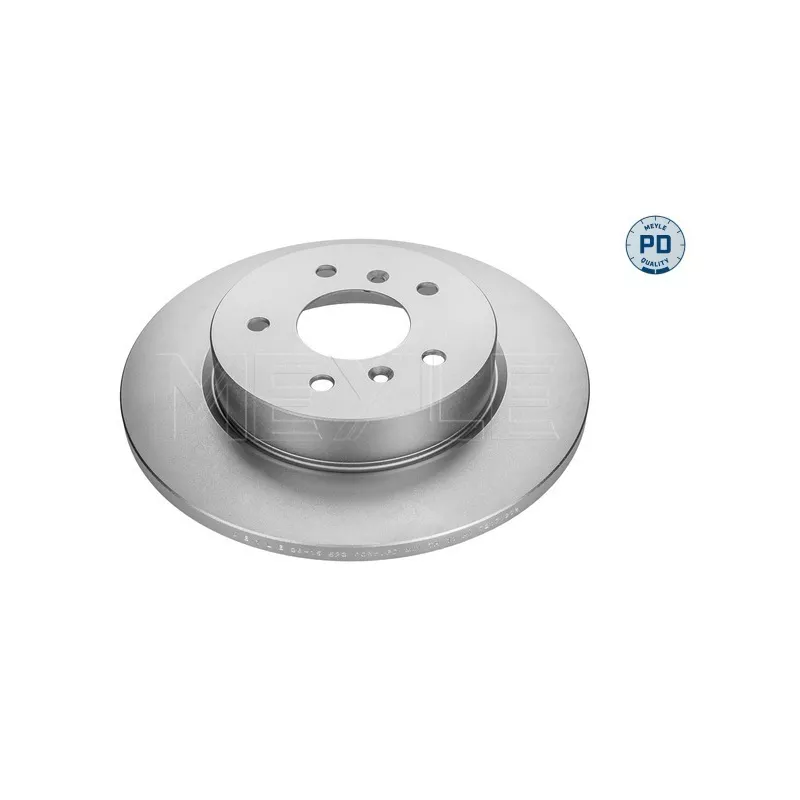 Jeu de 2 disques de frein arrière MEYLE 36-15 523 0055/PD