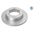 Jeu de 2 disques de frein arrière MEYLE 36-15 523 0057/PD - Visuel 1