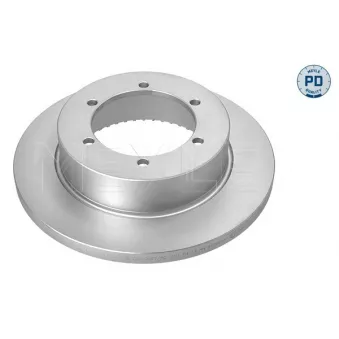 Jeu de 2 disques de frein arrière MEYLE 36-15 523 0057/PD