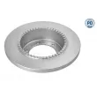 Jeu de 2 disques de frein arrière MEYLE 36-15 523 0057/PD - Visuel 2