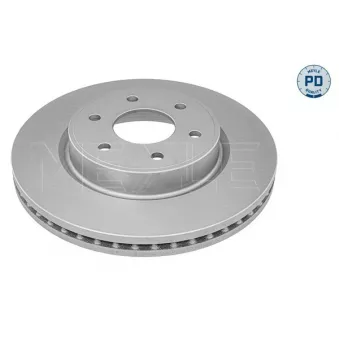 Jeu de 2 disques de frein avant MEYLE 36-83 521 0046/PD