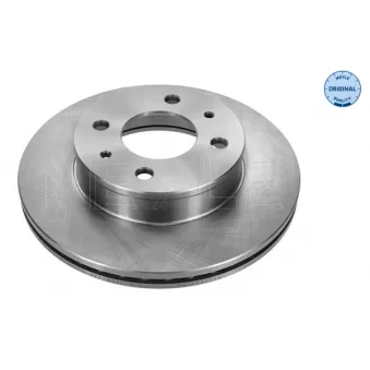 Jeu de 2 disques de frein avant MEYLE 37-15 521 0005