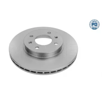 Jeu de 2 disques de frein avant MEYLE 37-15 521 0031/PD