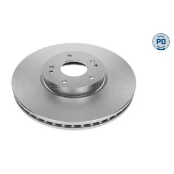 Jeu de 2 disques de frein avant MEYLE 37-15 521 0033/PD