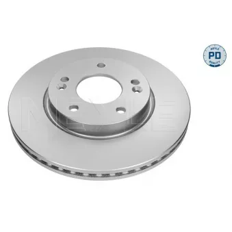 Jeu de 2 disques de frein avant MEYLE 37-15 521 0039/PD