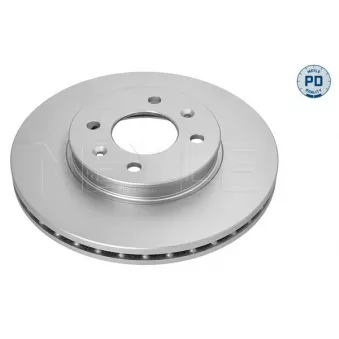 Jeu de 2 disques de frein avant MEYLE 37-15 521 0041/PD