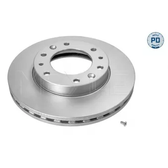 Jeu de 2 disques de frein avant MEYLE 37-15 521 0046/PD