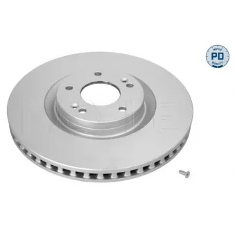 Jeu de 2 disques de frein avant MEYLE 37-15 521 0047/PD