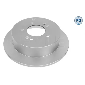 Jeu de 2 disques de frein arrière MEYLE 37-15 523 0027/PD
