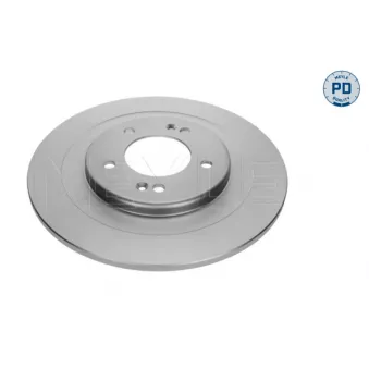 Jeu de 2 disques de frein arrière MEYLE 37-15 523 0035/PD