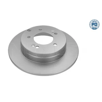 Jeu de 2 disques de frein arrière MEYLE 37-15 523 0036/PD