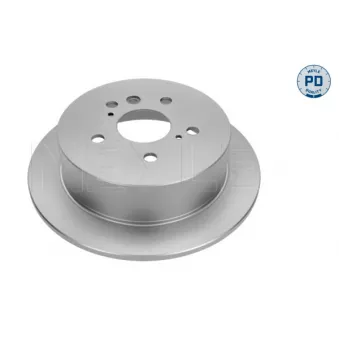 Jeu de 2 disques de frein arrière MEYLE 37-15 523 0037/PD