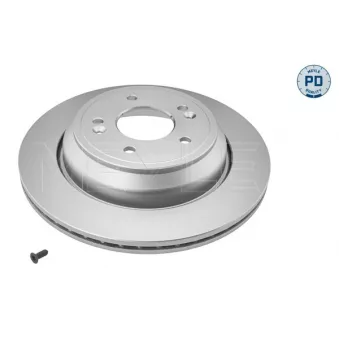 Jeu de 2 disques de frein arrière MEYLE 37-15 523 0041/PD