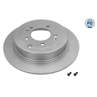 Jeu de 2 disques de frein arrière MEYLE 37-15 523 0043/PD