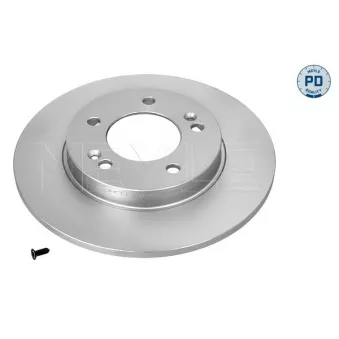 Jeu de 2 disques de frein arrière MEYLE 37-15 523 0044/PD