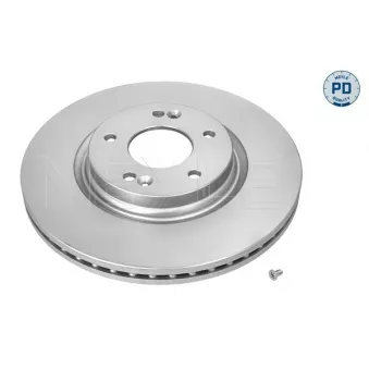 Jeu de 2 disques de frein avant MEYLE 37-83 521 0042/PD