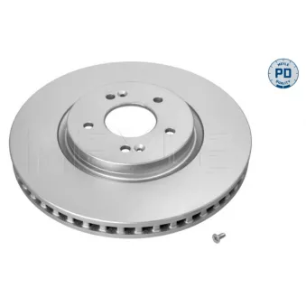 Jeu de 2 disques de frein avant MEYLE 37-83 521 0049/PD