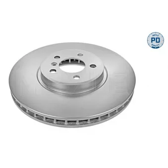 Jeu de 2 disques de frein avant MEYLE 383 521 0006/PD