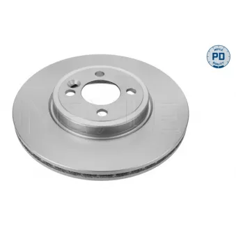 Jeu de 2 disques de frein avant MEYLE 383 521 0007/PD