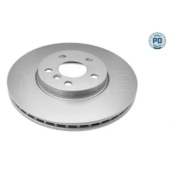 Jeu de 2 disques de frein avant MEYLE 383 521 0052/PD