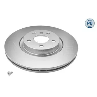Jeu de 2 disques de frein avant MEYLE 383 521 0054/PD