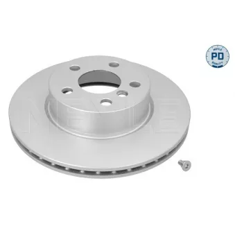 Jeu de 2 disques de frein avant MEYLE 383 521 0059/PD