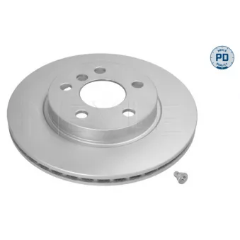 Jeu de 2 disques de frein avant MEYLE 383 521 0065/PD