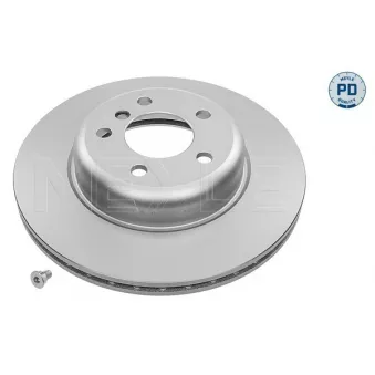 Jeu de 2 disques de frein avant MEYLE 383 521 1004/PD